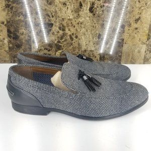 Bar III Herringbone Fabric Grey Black Dress Casual